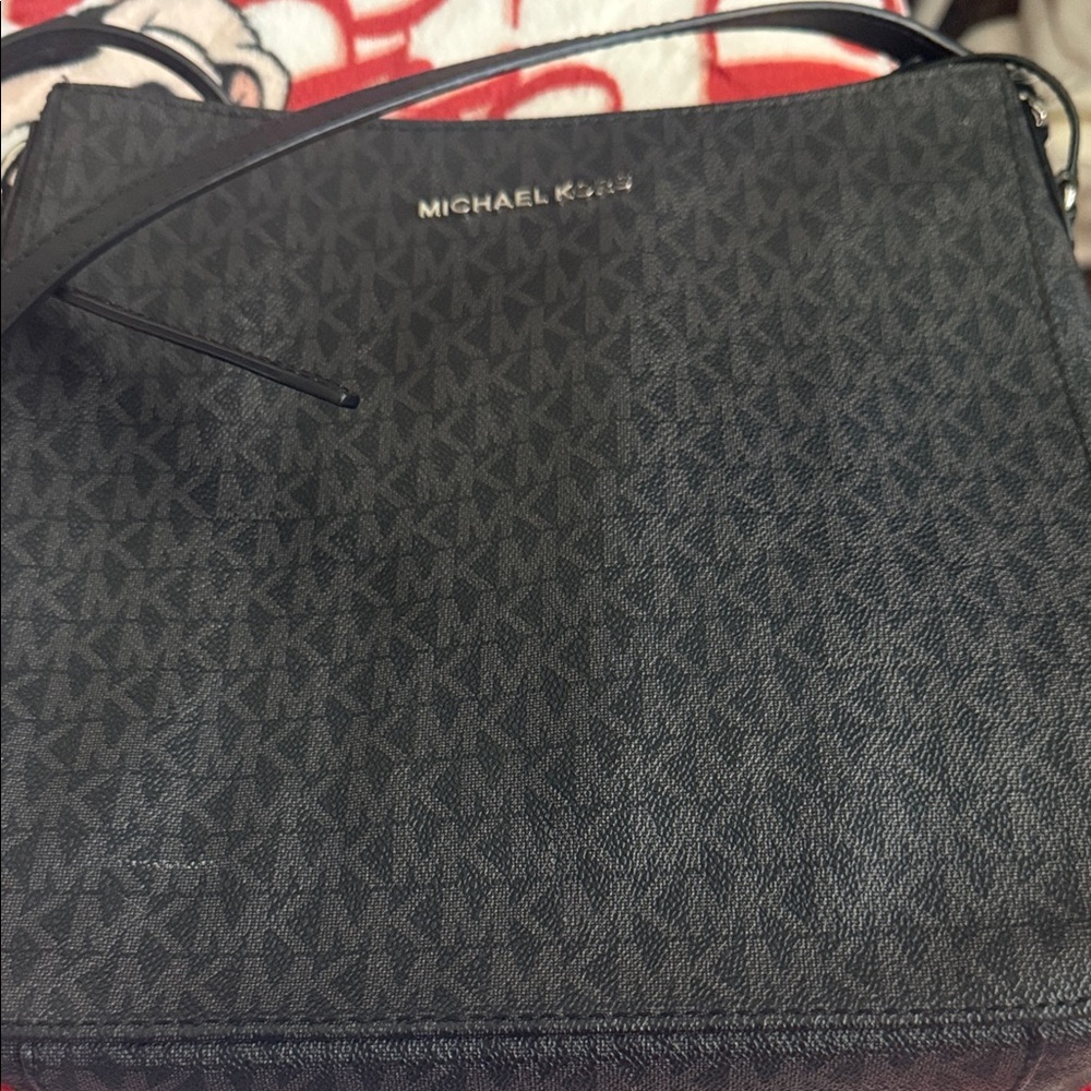 Michael Kors Charcoal Monogram Crossbody
